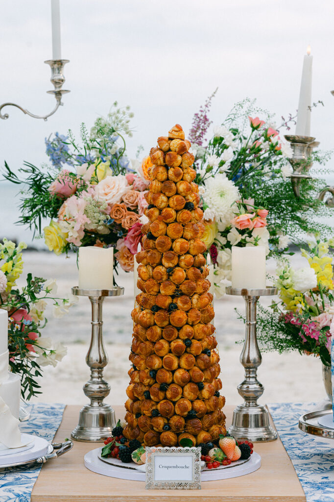 Keys Wedding French Style Islamorada tea table island