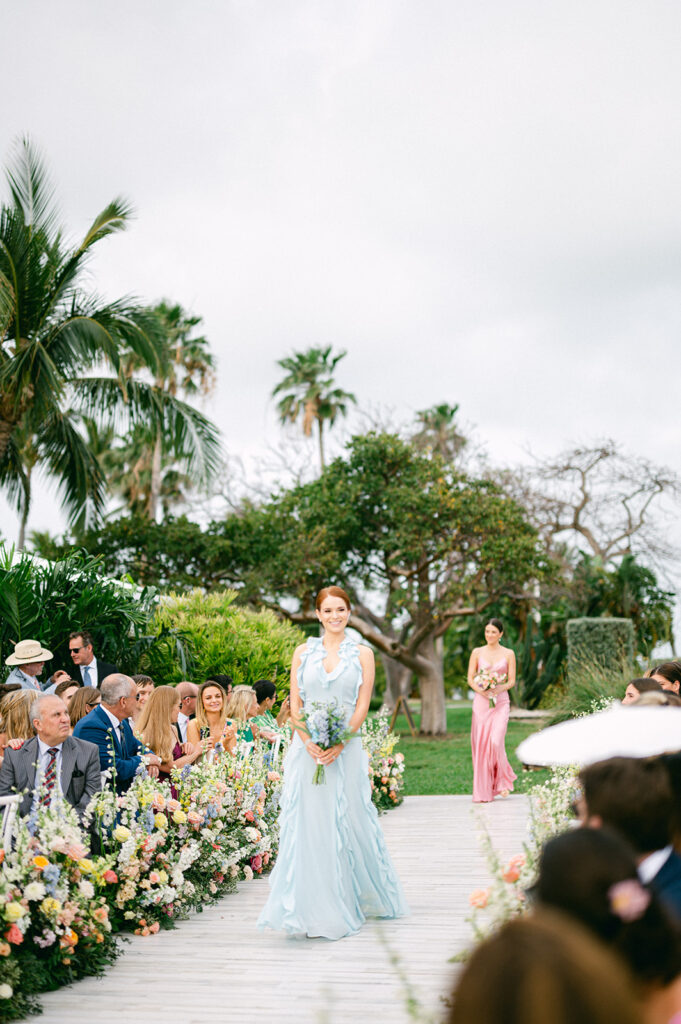 Ceremony Keys Wedding French Style Islamorada tea table island