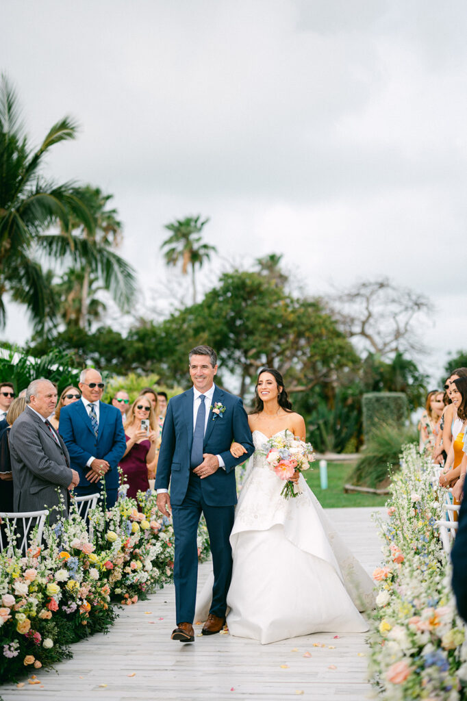 Ceremony Keys Wedding French Style Islamorada tea table island