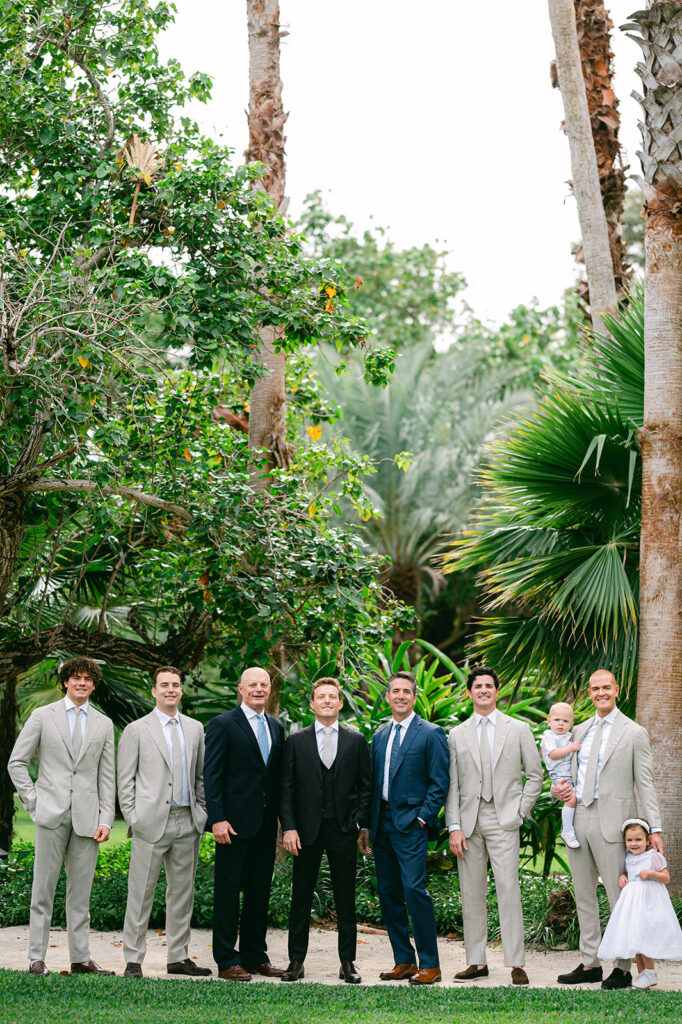 Getting ready Keys Wedding French Style Islamorada tea table island